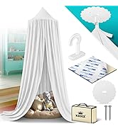 Kidiz Baldakijn, bedhemel voor kinderkamer, babybed voor slaapkamer, incl. Opbergtas | oh...