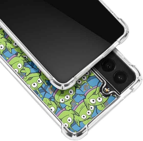 Skinit Clear Phone Case Compatible with Galaxy S21 5G - Officially Licensed Disney Toy Story Alien Collage Design