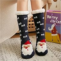 Warme Antislip Pantoffelsokken – Dames Wintersokken Met Sherpa Fleece Voering – Zachte Pluizige Huissokken Voor Binnen – One Size (22–25 cm