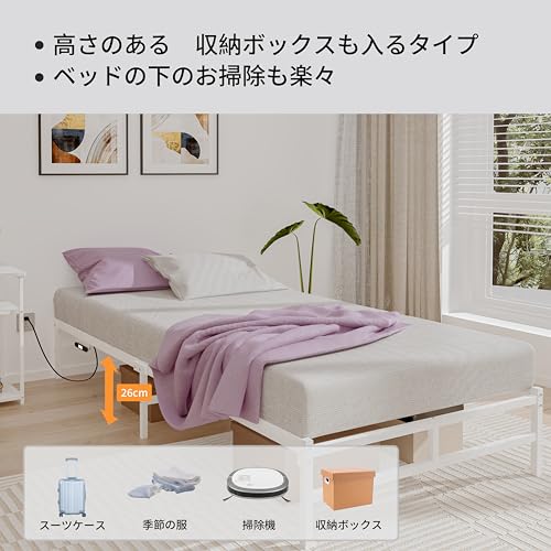 LunarLight パイプベッド PB-S-A-WH の商品画像 4