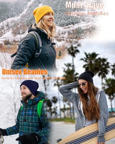 Gorro de invierno con forro de satén para mujer y hombre miniatura 6