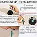 Crystal LED Contact Lens Insertion Stand & Applicator – Hands-Free Tool for Scleral, RGP & Hard Lenses – Vented Design for Comfort, Precision & LED Illumination (Batteries Not Included)