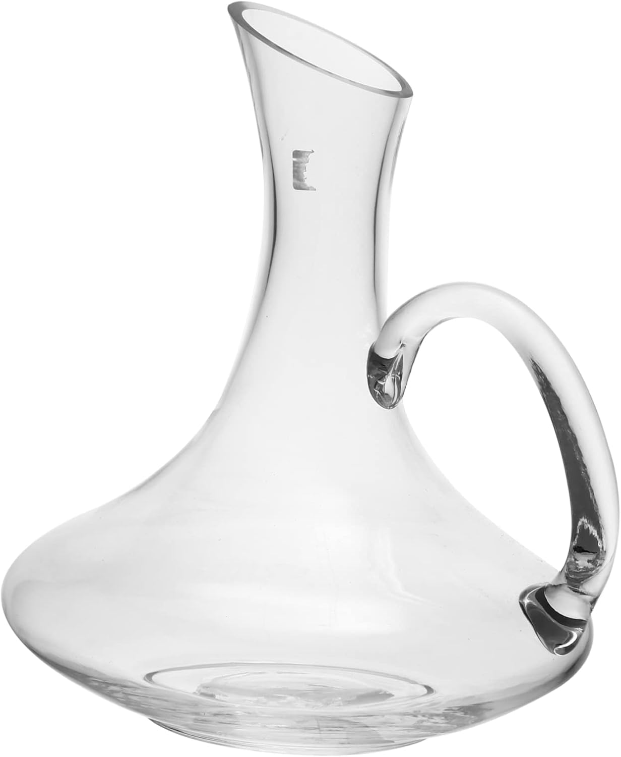 Creative Glass Red Wine Decanter with Handle Transparent Multipurpose Pourer for Wine Bottles Elegant Aerator Pitcher to Enhance Aroma and Taste Stylish Modern Design for Lovers