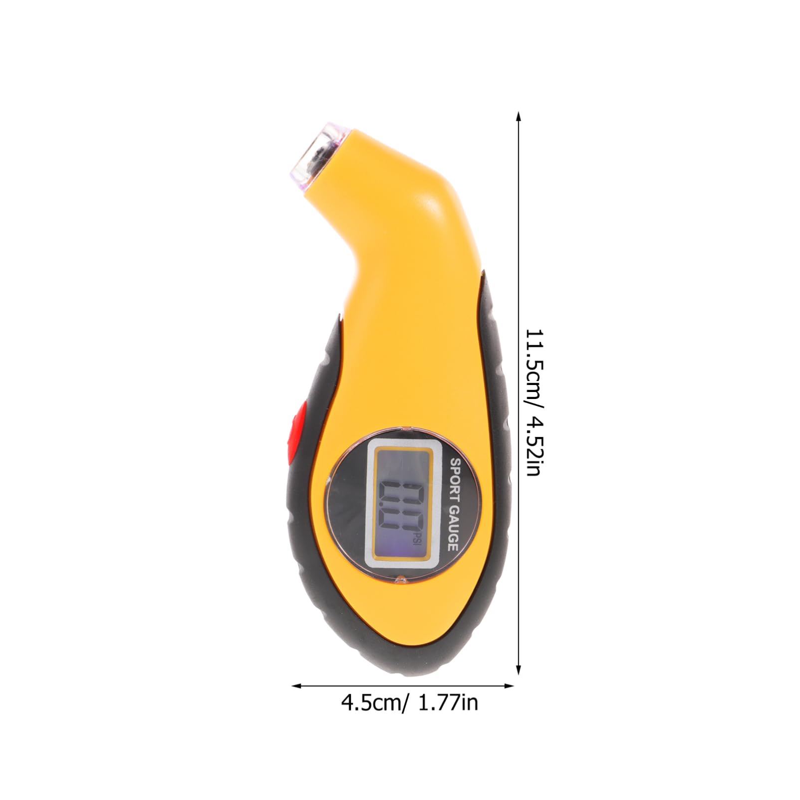 HOLIDYOYO Digital Tire Pressure Gauge for Motorcycle and Car Accurate Monitor Lightweight Portable Design for Quick Inflation Durable Construction Easy to Read Display