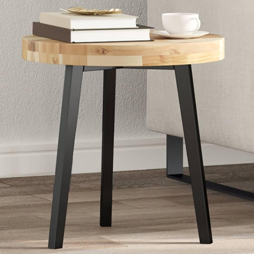Tischplatte Rund Ø40x4 cm Massivholz Akazie Holzplatte für DIY Möbel, Arbeitsplatte Ersatz, Schreibelement, Zubehör für Küche, Büro, Wohnen, Essen, Stabil und Vielseitig
