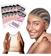 RECOOL 20 PCS HD Wig Cap For Lace Front Wig Transparent Wig Cap for Wig Stocking Wig Caps For Wom...