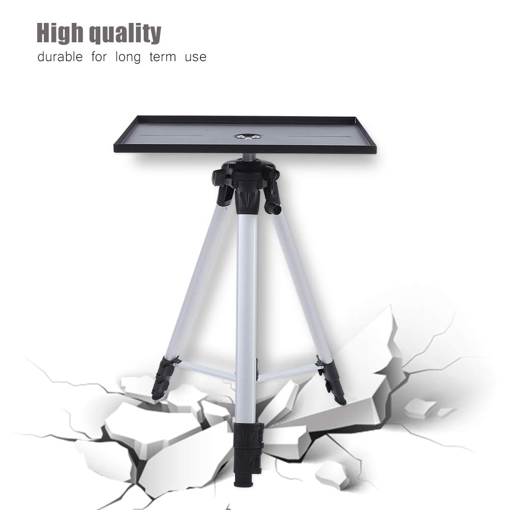 Elprico Stand per Treppiede Proiettore, Altezza Regolabile a 4 Livelli, 6 Kg di Treppiede in Metallo Pesante per Ufficio, Casa, Palcoscenico o Studio