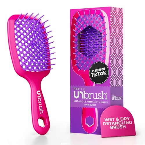 Brosse démêlante FHI Heat UNbrush avec picots DuoFlex antistatiques