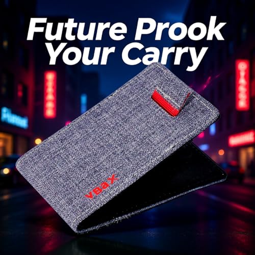 Image of RFID Minimalist Slim Wallet for Men and Women, Holds Up to 12 Cards, Cash, Key Thin and Lightweight Credit Card Holder, Grey Ballistic Nylon