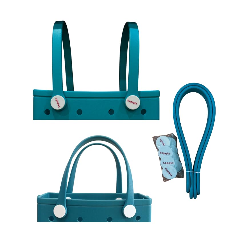 Image of Replacement Straps for S /M Rubber Beach Bag, Replacement Handles with 4 Snaps, EVA Bag Strap Replacement