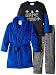 Bunz Kids Little Boys' 3 Piece Game On Robe and Pajama Set