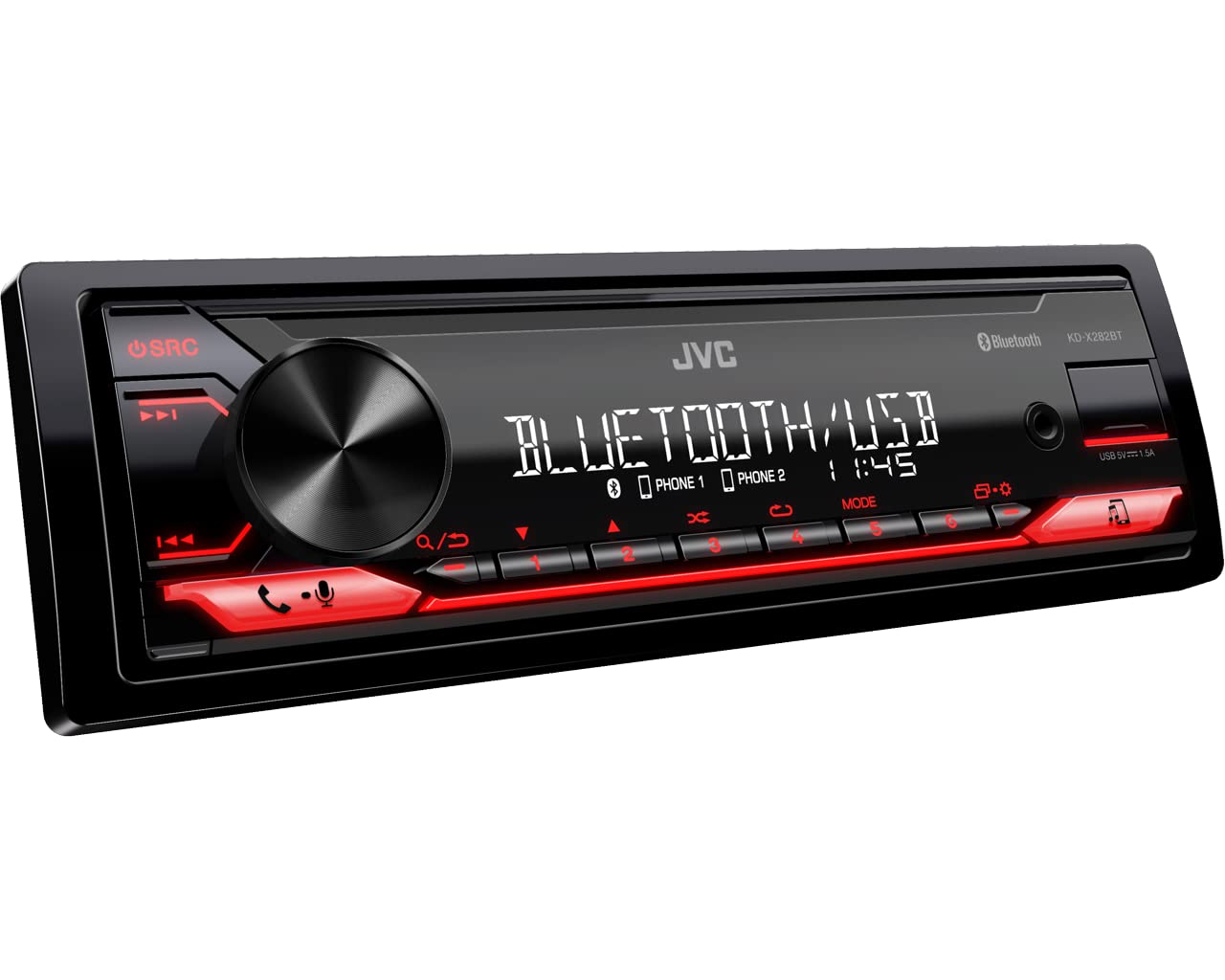 JVC KD-X282BT - USB, JVC Remote App, Android Music, Bluetooth, AUX