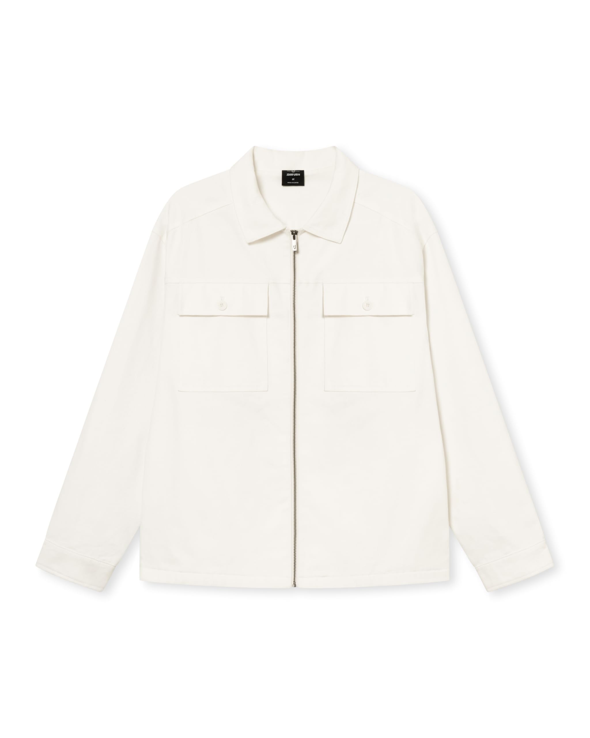 Johnny Urban Overshirt da Uomo - Cameron - Giacca Oversize per Primavera & Estate - Giacca a Camicia con Zip - Camicia Casual - 100% Cotone