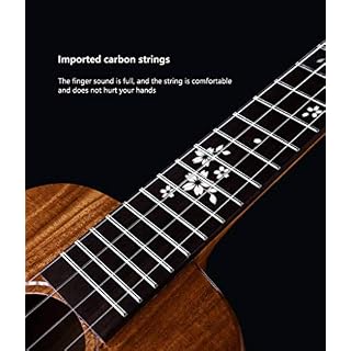 Concert Ukulélé, Acacia Wood Bois Entier Professionnel Classique Yukulele Avec Sac, Kit Débutant-Tenor - Les Beatles, Paul McCartney, John Lennon, RIngo Starr, George Harrison Concert Ukulélé, Acacia Wood Bois Entier Professionnel Classique Yukulele Avec Sac, Kit Débutant-Tenor – Image 5