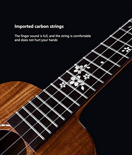 Concert Ukulélé, Acacia Wood Bois Entier Professionnel Classique Yukulele Avec Sac, Kit Débutant-Tenor - Les Beatles, Paul McCartney, John Lennon, RIngo Starr, George Harrison Concert Ukulélé, Acacia Wood Bois Entier Professionnel Classique Yukulele Avec Sac, Kit Débutant-Tenor – Image 6