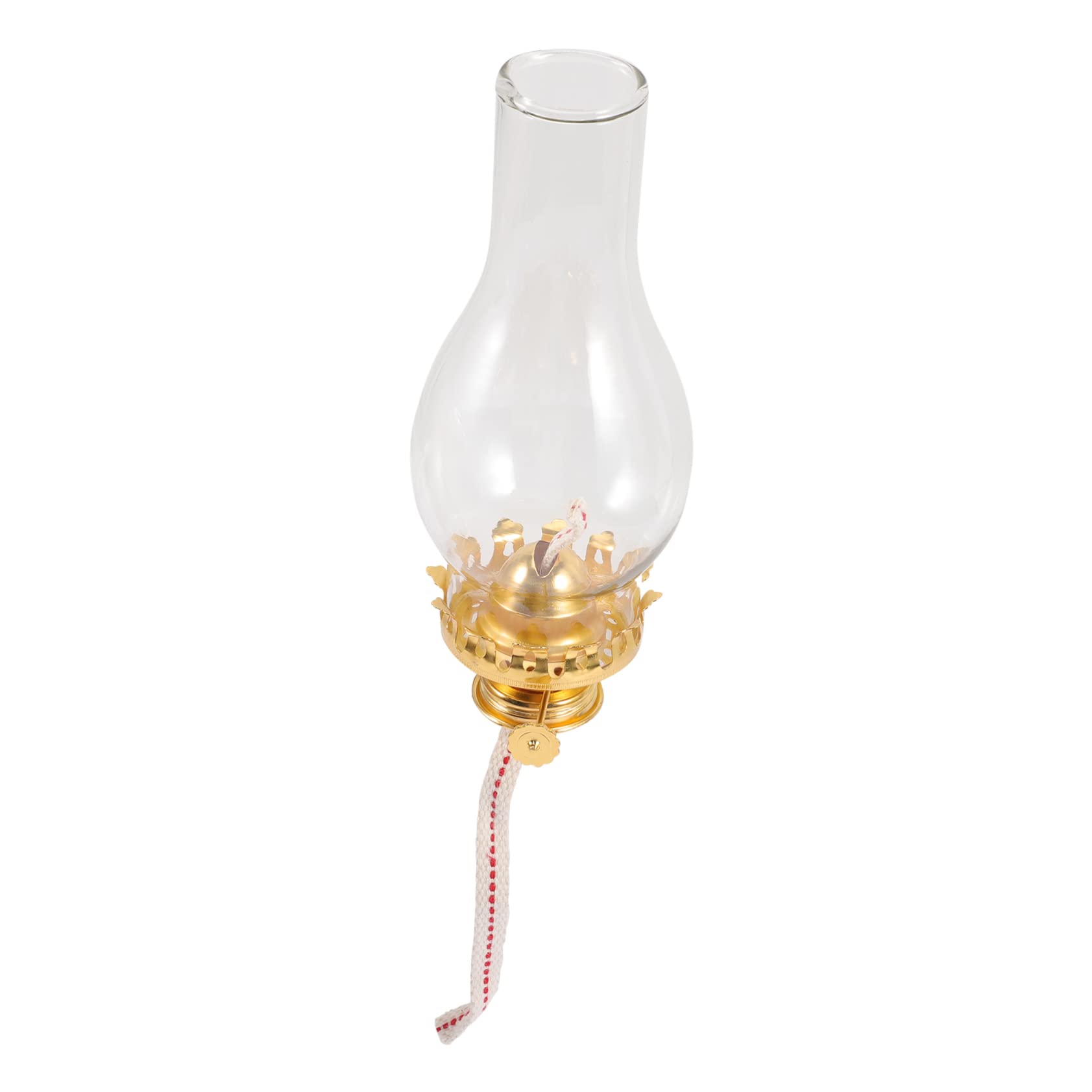 Mèche et brûleur de lampe à huile rétro en verre pour raviver les souvenirs d'enfance