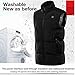 LIUHD Heated Vest,Heating Gilet for Men/Women with 3 Adjustable Temperature for Outdoor Skiing Camping Heated Coats,Blue,XL(Bust:114CM)