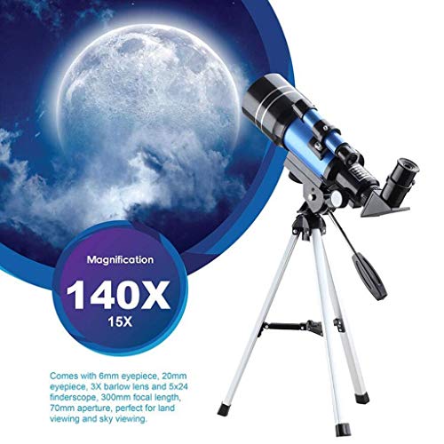 OKMIJN Professionelles F30070M Hd Astronomisches Teleskop Mit Stativ Telefon Adapter Monokular Mond Vogelbeobachtung… – Bild 4