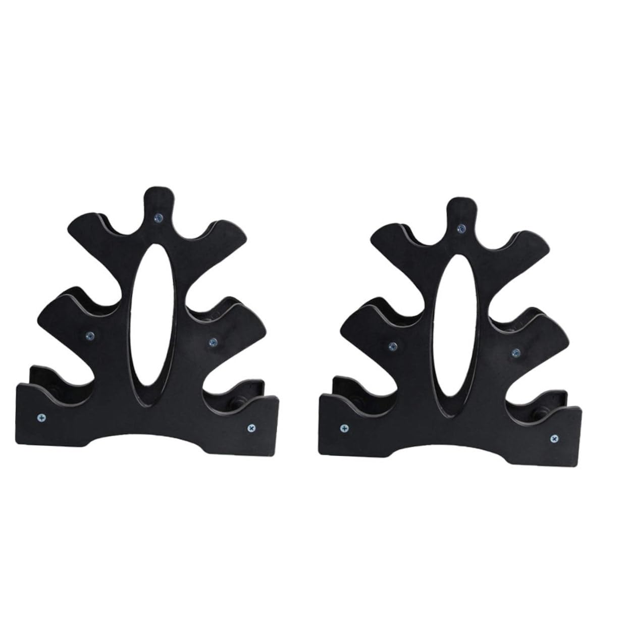 OSOLADY 2Pcs Dumbbell Storage Rack Frame Holder for Compact Home Gym Organization Space Saving Design for Weight Storage for Dumbbells Up