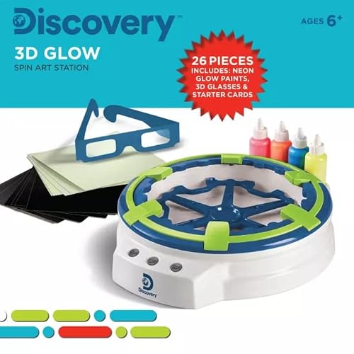 Discovery™ Kids 3D Spin Art Light-Up Swirl Design - Thumbnail 5