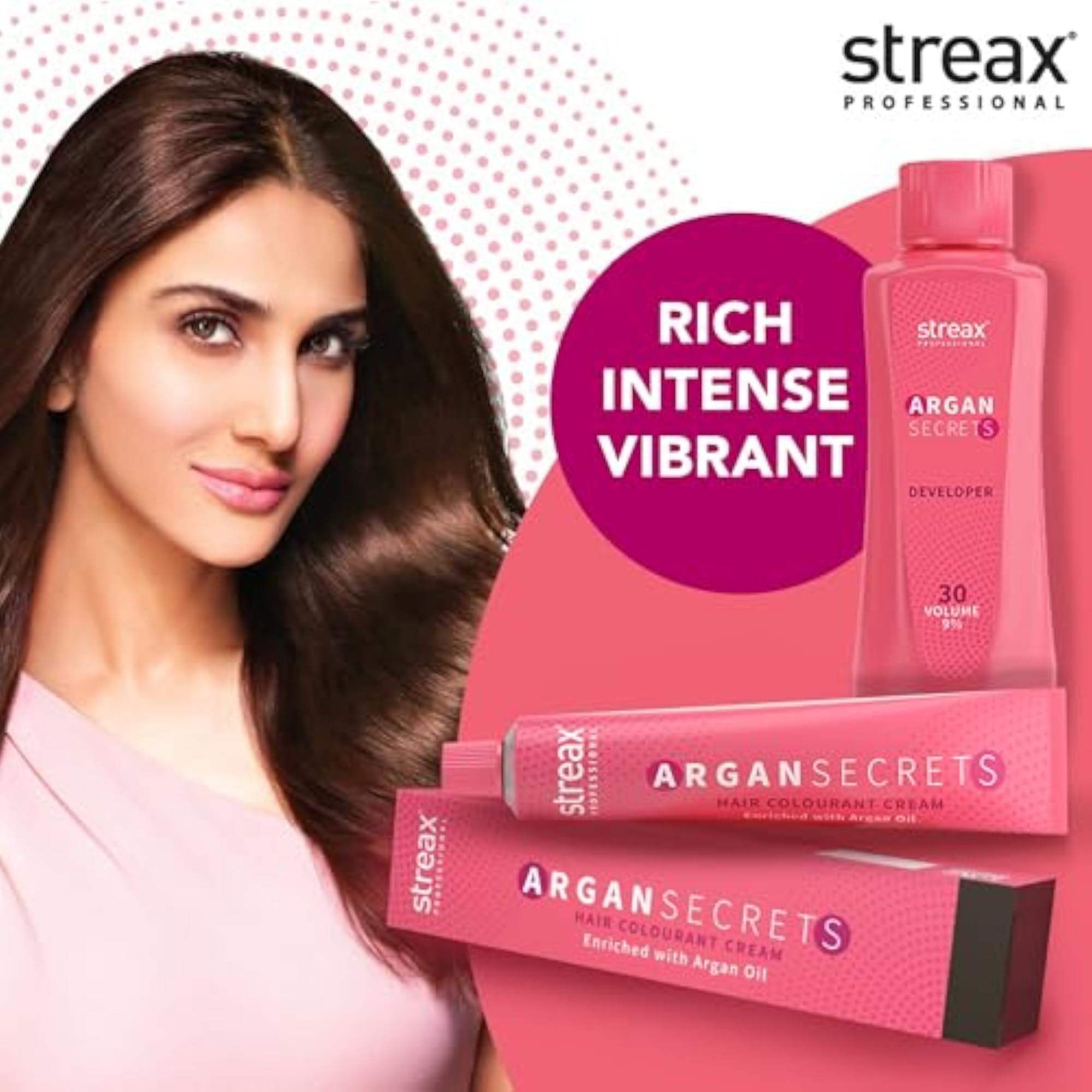 Argan Secret Hair Colourant Developer, Cream Developer for Rich Hair Colour, 20 Volume (6%), 250ml
