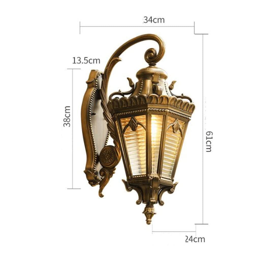 NATWEE Applique extérieure Lampe de Jardin Corps Humain Induction Style européen Villa Porte de Jardin Lampe terrasse extérieure Applique extérieure It's So Kind of You