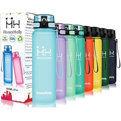 Botella de Agua HoneyHolly con Filtro y Marcador de Tiempo Cover