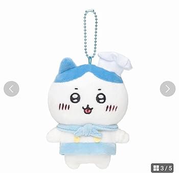 楽一番さま用　新品正規品　ちいかわカフェ　うさぎ　カフェのコックさんマスコット ハチワレ&ちいかわ&うさぎ カフェコックさんマスコット Amazon