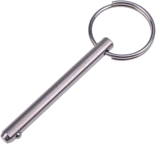 Vista 7 de ZTUOAUMA 4 pines de liberación rápida de inserción simple de 1/4 pulgadas de diámetro, toldo para barco, hardware marino, pasadores superiores