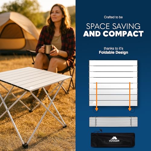 Table de camping avec hauteur réglable et installation rapide Voyager - 5