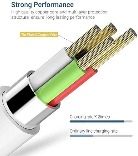 iPhone Charging Cable - MFi Certified Lightning Cable - Novtech 3Pack 3FT 6FT 9FT USB Charging Cable for iPhone 13 12 11 Mini Xs Max XR X 8 7 6 Plus SE 2020 iPad Pro iPod Airpods - White