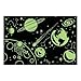 Mudpuppy Outer Space – 100 Piece Glow in The Dark Jigsaw Puzzle with a Fun Scene of Planets and Stars and Hidden Details in The Dark