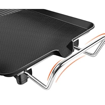 RONGJJ Tischgrill Elektrischer Grill, Einstellbare Thermostatische Wärmeregelung, Tragbarer Grill Im Innenbereich… – Bild 3