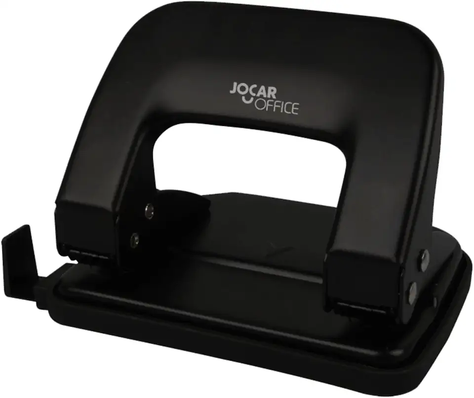 Perfurador de Metal 2 Furos Para 20 Folhas Leonora, Preto