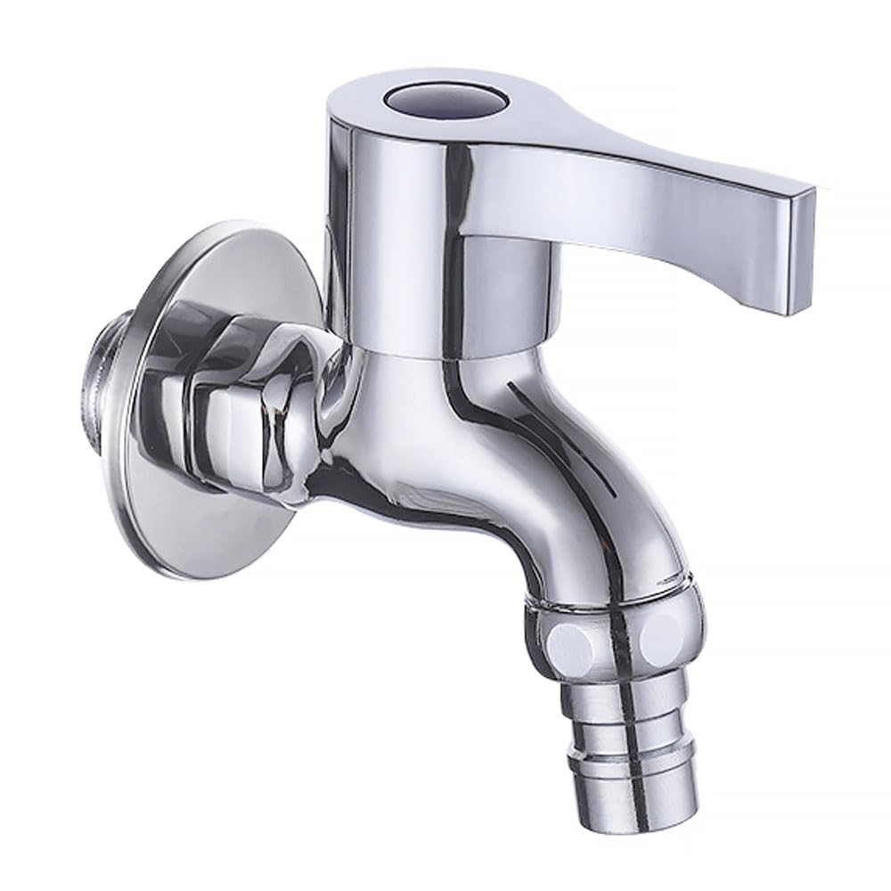 洗濯機用水栓金具 洗濯機の蛇口 洗濯機用水栓 水道 蛇口 緊急止水弁付単水栓 逆止弁付 水漏れ防止 耐久性と有用性 洗濯机ランドリー 浴室ベランダガーデン 屋外用 洗濯機用 バス タブタップ 蛇口 水栓