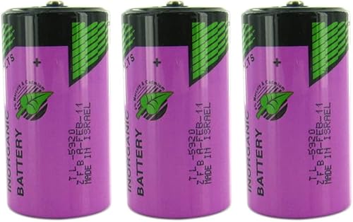 XIAOXX (Pack of 3) 3.6V 8500mAh TL-5920 C Replacement for Tadiran Primary Lithium Battery (ER26500 LS26500)