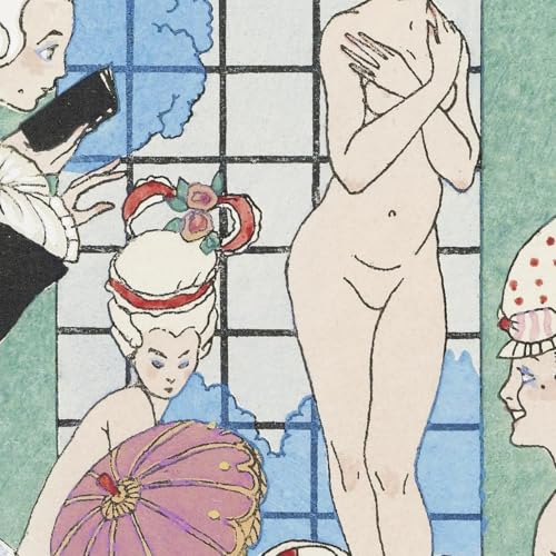 Tableau George Barbier L'Acqua grand format encadré pour habiller un mur vide - 6