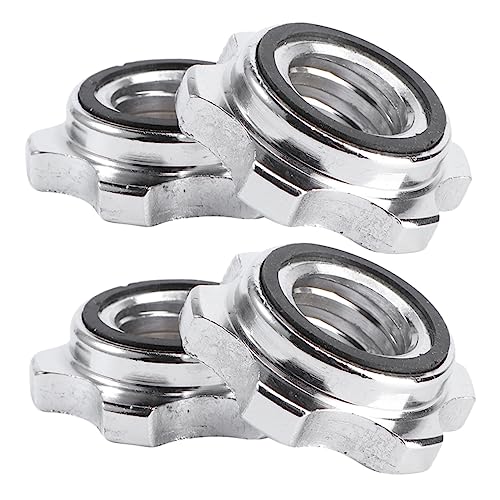 BESPORTBLE - Collar Screw Dumbbell Nut Barbell Nut Security Nut Collar for Quick Weight Plate Change