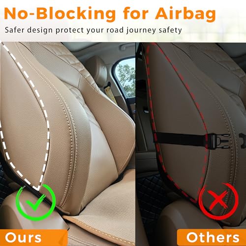 Backseat Car Organizer with Tray, 9 Storage Pockets Back Seat Protector with Foldable Tablet Holder, Waterproof Back of Seat Kick Mats for Kids Adult, Road Trip Essentials Travel 2 Pack, Black by Haoxiang A-P - Image 6