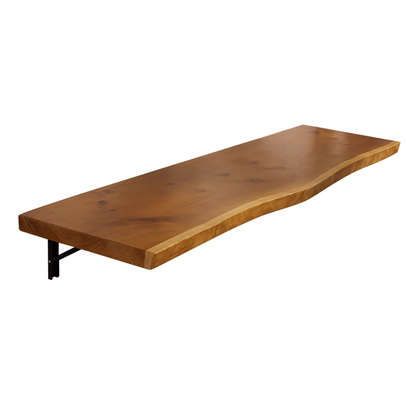 SXZenSpace Wall Mounted Folding Table Wooden Top Fold Down for Laundry Room Balcony Office Kitchen Home(120cm/47in)