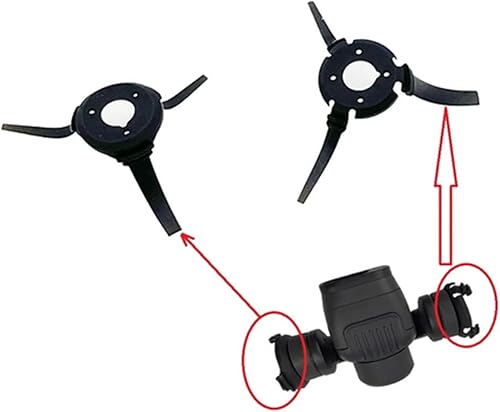 Miniatura 2 de XBERSTAR Amortiguadores de goma Mini 3 PRO, cámara cardán amortiguador bola para DJI Mini 3 PRO amortiguador (largo izquierdo+derecho)