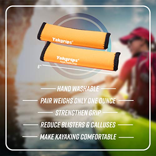 Yakgrips Paddle Grips For Solid Shaft Kayak Paddle, Kayaking Accessories, Non-Slip Grip, Blister Prevention - Cascade Creek #TOP1