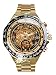 Luxury Watches for Men Mechanical Skeleton Stainless Steel Golden Timepieces Watch (A Gold Black)