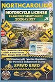 NORTH CAROLINA MOTOCYCLE EXAM PREP STUDY GUIDE 2026/2027: NORTH CAROLINA MOTORCYCLE LICENSE & ROAD RULES MADE SIMPLE 2026-2027