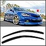 VXMOTOR for 2002-2006 Acura RSX 2DR Coupe / Side Window Visors Integra DC5 Rain Guard JDM 2pcs