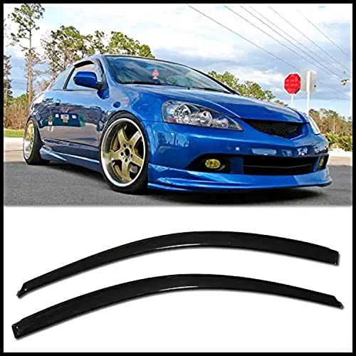 Vxmotor For 2002-2006 Acura Rsx 2Dr Coupe / Side Window Visors Integra Dc5 Rain Guard Jdm 2Pcs #TOP30