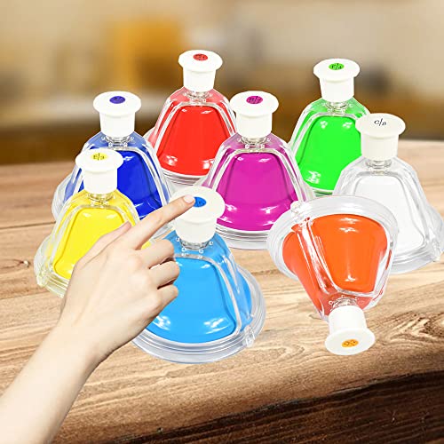 Voodans Hand Bell Set 8 Notes Diatonic Desk Bells Early Education Music Bells Musical Enlightenment Instrument #TOP5
