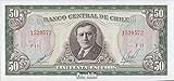  Chile Pick-Nr: 140b bankfrisch 1964 50 Escudos (Banknoten für Sammler)