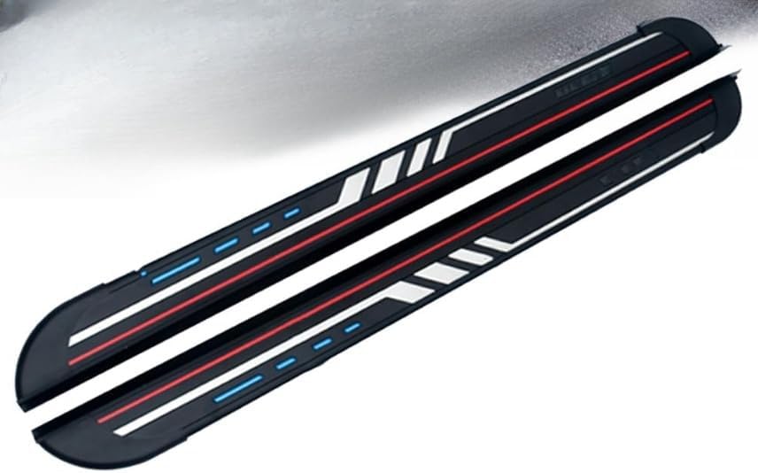 2Pcs Aluminum Side Steps Fits for Buick Encore GX 2020-2023 Running Board Side Step Pedal Nerf Bar(with Brackets) Style-21