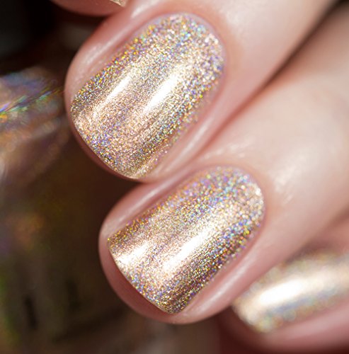 Image of ILNP Countdown - Champagne Gold Holographic Nail Polish